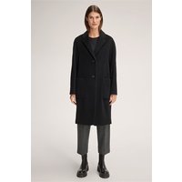 Wollmix-Eggshape-Mantel in Schwarz von windsor.