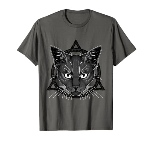 wingedwolf94 Damen Unisex-Erwachsene Grau Katze T-Shirt wingedwolf94 Damen Unisex-Erwachsene Grau Katze T-Shirt von wingedwolf94