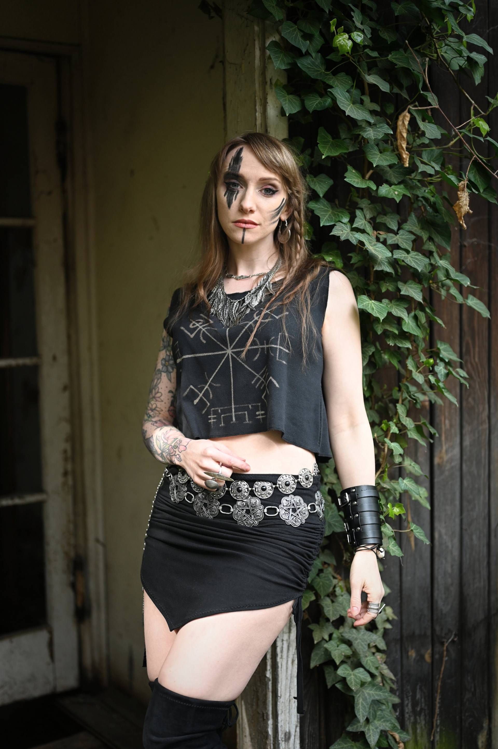 Vegvisir Wikinger Kompass Tank von wingsofsin