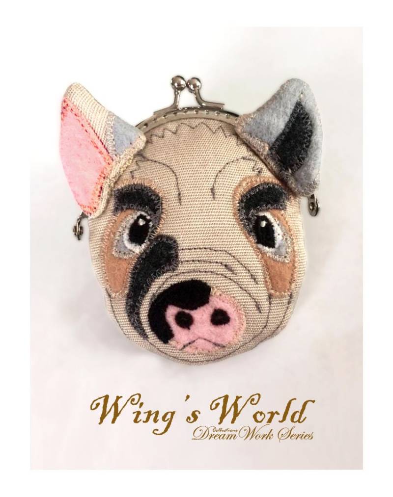 Schweine Geldbörse, Filz Schweinchen Metall Rahmen Kisslock Schweinekopf, Portemonnaie Mit Snap, Geldbörse Organizer Schweine Geldbörse, Filz Schweinchen Metall Rahmen Kisslock Schweinekopf, Portemonnaie Mit Snap, Geldbörse Organizer von wingsworldlife
