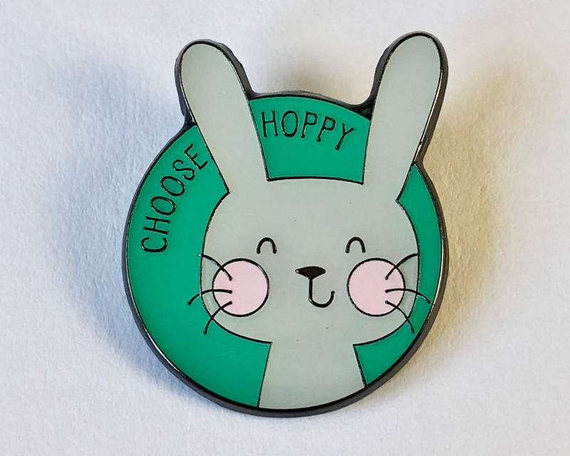 Lustiges Kaninchen Emaille Pin Wortspiel Badge Lustiges Kaninchen Emaille Pin Wortspiel Badge von winkdesignuk