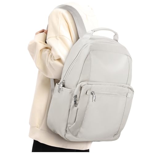 Rucksack Damen, Cityrucksack Laptop Reiserucksack Handtasche Rucksack Wasserdicht Elegant Damenrucksack Casual Daypacks Sportlich Damen Schulrucksack Teenager mit Laptopfach Backpack Women Grau von winspansy