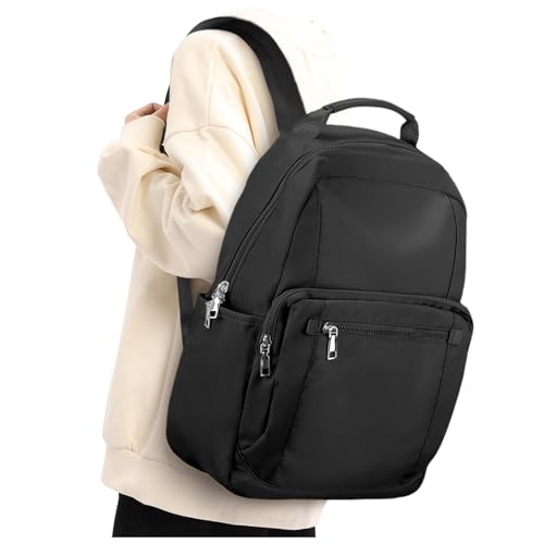 Rucksack Damen, Cityrucksack Laptop Reiserucksack Handtasche Rucksack Wasserdicht Elegant Damenrucksack Casual Daypacks Sportlich Damen Schulrucksack Teenager mit Laptopfach Backpack Women Schwarz von winspansy