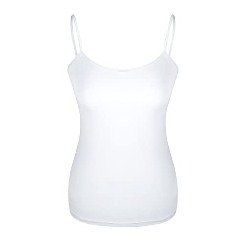 Shape Unterhemd Damen Shapewear Bauchweg Basic Top Hemdchen Figurformendes Tanktop Trägertop Spaghetti Body Shaper Shaping Hemd Camisole Nahtlose Spaghettiträger Oberteil Nahlos Sport Tanktop von winwintom