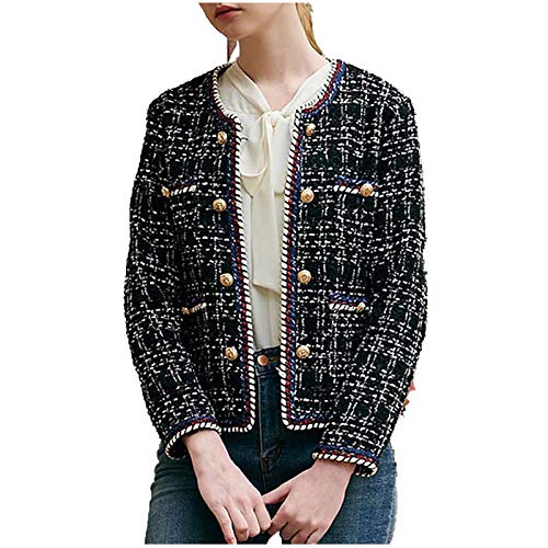 winwintom Damen Kurz Strickjacke - Cardigan Kurzarm/Langarm Festlich Strickcardigan Cardigan mit Taschen Casual Frühling Oberteile Jacke Mantel mit Kapuze von winwintom