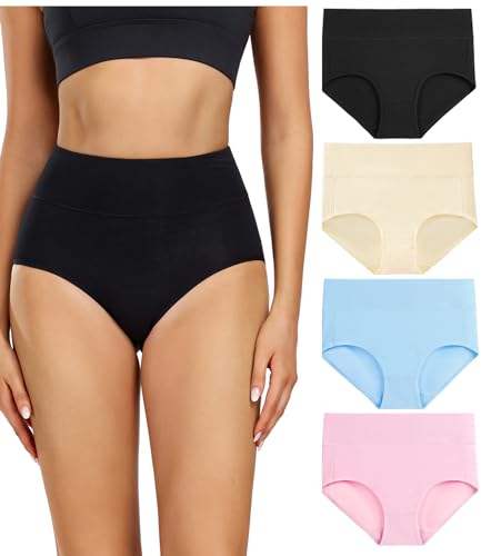 wirarpa Damen Unterhosen Baumwolle Slips Damen Hoher Taille Atmungsaktive Taillenslip Wochenbett Unterwäsche Mehrpack Größen 32-58, Mehrfarbig, Small (36) wirarpa Damen Unterhosen Baumwolle Slips Damen Hoher Taille Atmungsaktive Taillenslip Wochenbett Unterwäsche Mehrpack Größen 32-58, Mehrfarbig, Small (36) von wirarpa