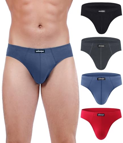 wirarpa Unterhosen Männer Herrenunterhosen 100% Baumwolle Slip Herren Unterwäsche Mehrfarbige Größe M von wirarpa