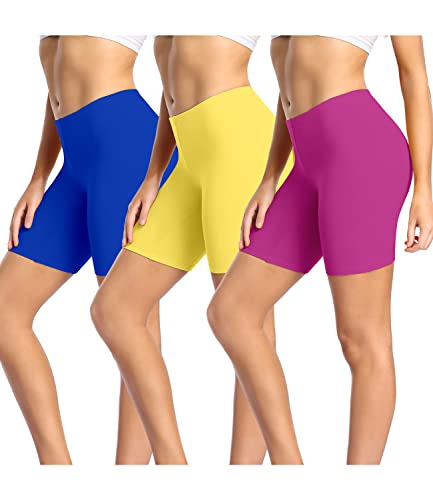 wirarpa Unterhosen Radlerhose Boxershorts Damen Hoher Bund Baumwolle Shorts Panties Lange Unterwäsche 3er Pack Größe M von wirarpa