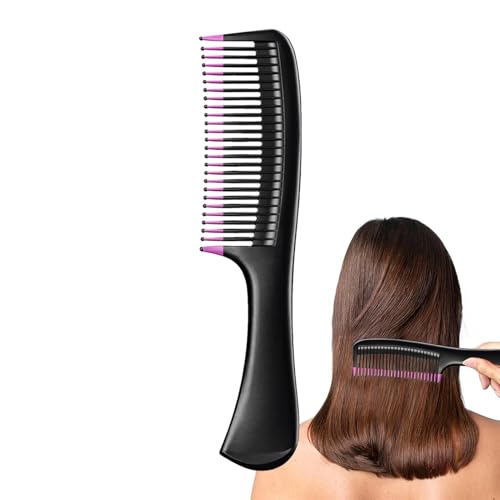 wiroouia Entwirrungs- und Stylingkamm, Entwirrungskamm für langes Haar | Duschkamm für Frauen - Haarglättungs-Massagekamm mit langem Griff für nasses oder trockenes Haar, massiert die Kopfhaut wiroouia Entwirrungs- und Stylingkamm, Entwirrungskamm für langes Haar | Duschkamm für Frauen - Haarglättungs-Massagekamm mit langem Griff für nasses oder trockenes Haar, massiert die Kopfhaut von wiroouia