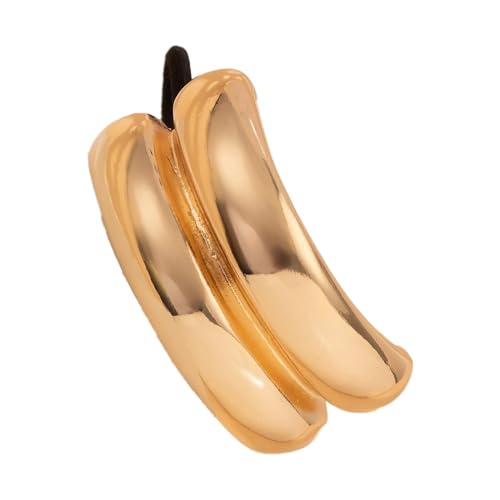 wiroouia Haarmanschette, Pferdeschwanzmanschette, Doppelter Bogen-Pferdeschwanz-Haargummi, Modische Ellipsen-elastische Haarmanschette, Retro-Temperament-Stirnband für Frauen und Mädchen von wiroouia