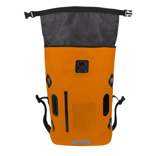 wiroouia Wasserdichter Trockensack, wasserdichte Tasche zum Kajakfahren,30L Herren wasserdichter Trockenrucksack | Atmungsaktive PVC-Schultergurttasche, Trocken- und Nasstrennung, leicht zugängliche von wiroouia