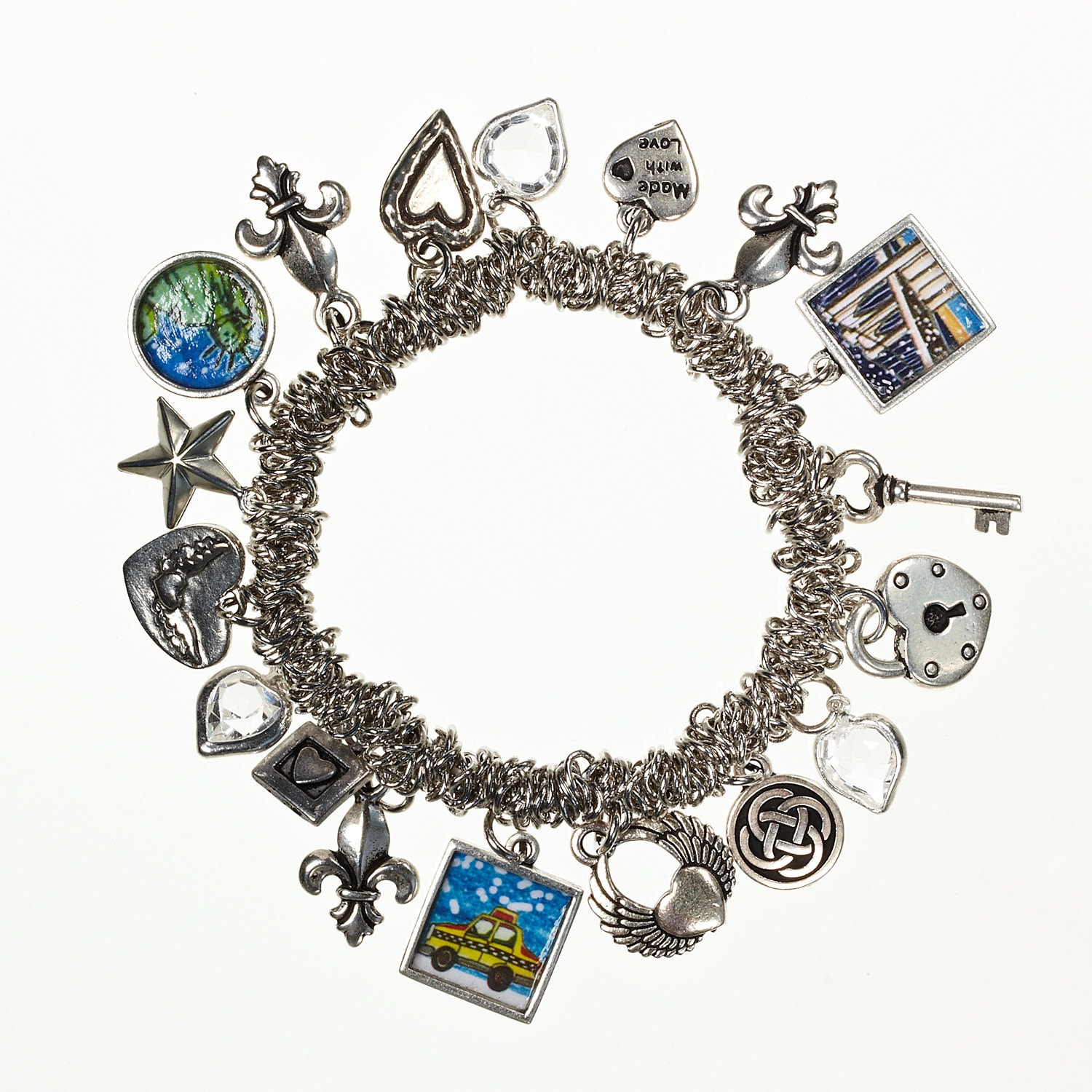 Brooklyn Bridge Charm Armband. Handgemacht in Brooklyn. Stretch Armband Mit All Deinen Lieblings Nyc Bildern Brooklyn Bridge Charm Armband. Handgemacht in Brooklyn. Stretch Armband Mit All Deinen Lieblings Nyc Bildern von wishingwellstudio