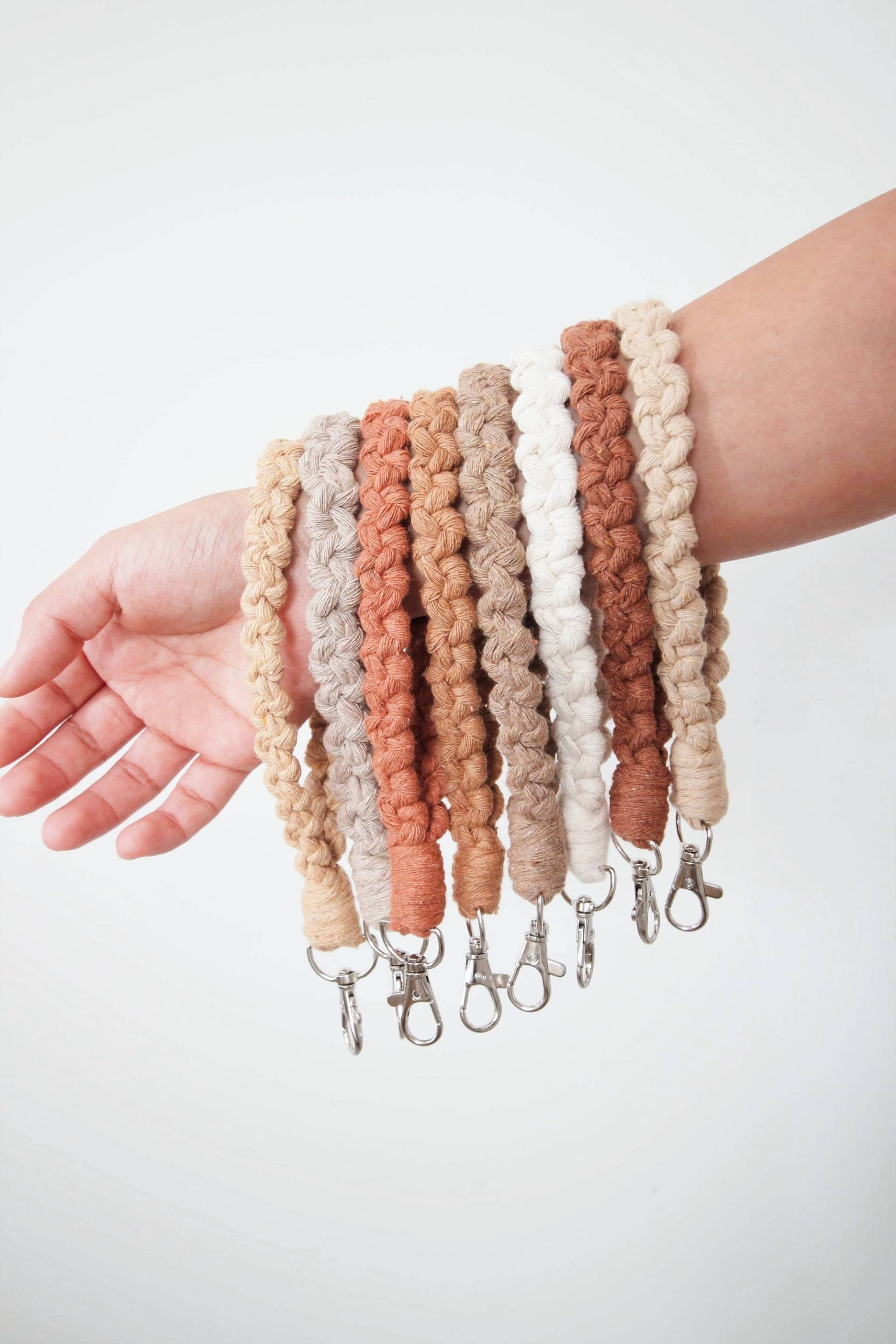 Armband Schlüsselanhänger/Makramee Schlüsselanhänger/Boho Style/Makramee Schlüsselanhänger Armband Schlüsselanhänger/Makramee Schlüsselanhänger/Boho Style/Makramee Schlüsselanhänger von withjoyandsunshine