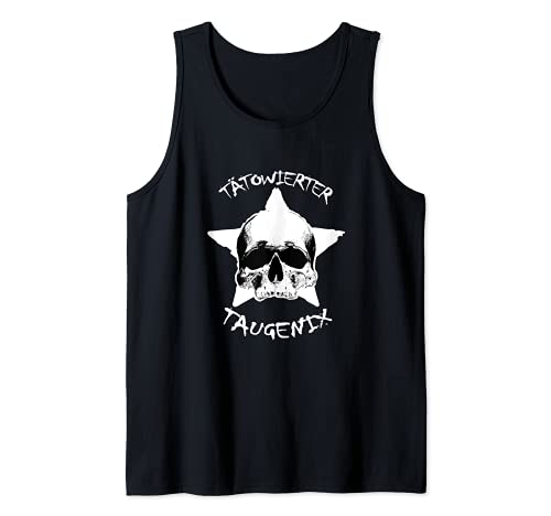 Herren Punkmusik tätowierter Taugenix Tattoo Spruch Festival Metal Tank Top Herren Punkmusik tätowierter Taugenix Tattoo Spruch Festival Metal Tank Top von witzige Shirts für Punks Rockkonzert Outfits Papa