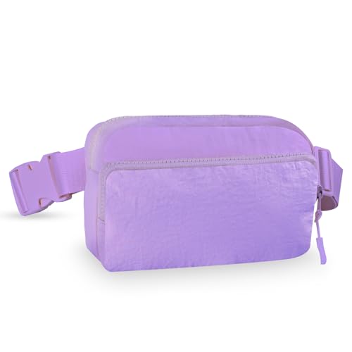 Gürteltasche, modische Gürteltasche, Reise-Crossbody-Tasche für Damen, Hüfttasche, leicht, mit verstellbarem Riemen, Violett, modisch von wiuurs