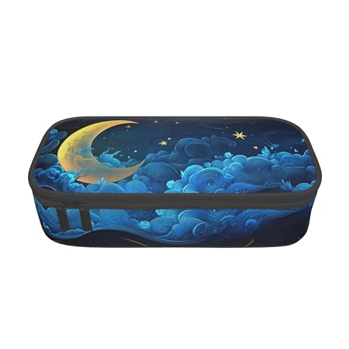 wiuurs Moon Federmäppchen, großes Fassungsvermögen, Schreibwaren, Federmäppchen, ästhetisch, mit Reißverschluss, für Büro, Uni, Erwachsene wiuurs Moon Federmäppchen, großes Fassungsvermögen, Schreibwaren, Federmäppchen, ästhetisch, mit Reißverschluss, für Büro, Uni, Erwachsene von wiuurs