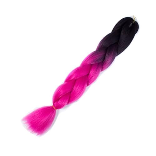 24" Jumbo Braids Haar Synthetische Flechten Haarverlängerung Für Frauen Häkeln Jumbo Braid Single Ombre Braune Farbe von wjnvfioo