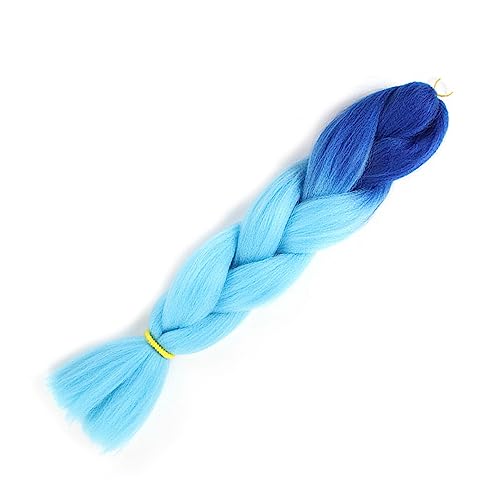 24 Zoll Synthetisches Flechthaar Jumbo Braid Ombre Jumbo Haarverlängerung Für Frauen DIY Haarzöpfe von wjnvfioo