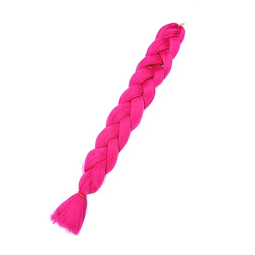 41-Zoll-Jumbo-Zopf, Synthetisches Flechthaar, Ombre-Jumbo-Haarverlängerung Für Frauen, DIY-Haarzöpfe, Rosa, Lila, Gelb, Grau von wjnvfioo