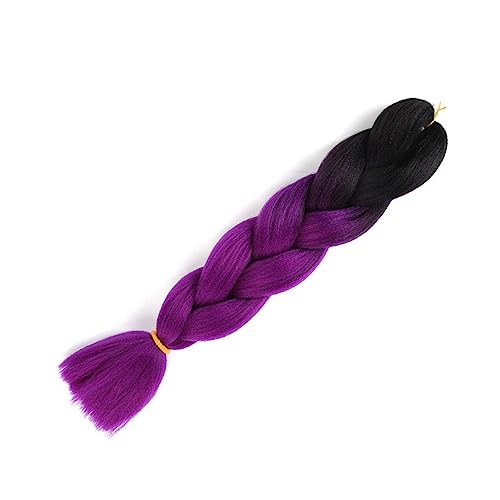 24 Zoll Jumbo Braid Synthetische Flechten Haar Ombre Jumbo Haarverlängerung Für Frauen DIY Haar Zöpfe von wjnvfioo