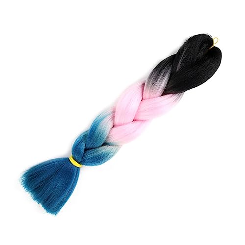 24 Zoll Jumbo Braid Synthetische Flechten Haar Ombre Jumbo Haarverlängerung Für Frauen DIY Haar Zöpfe von wjnvfioo