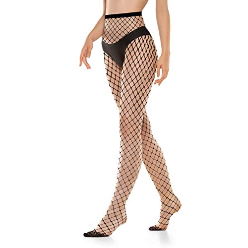 Damen Netzstrumpfhose, Schwarz Fishnet Stockings Schenkelhohe Strümpfe Strumpfhosen Frauen Fischnetz Kreuz Mesh Strümpfe ​Netzstrumpfhose Netzstrümpfe Elastisch Hohe Taille Strumpfhosen Netzstrümpfe von wlertcop