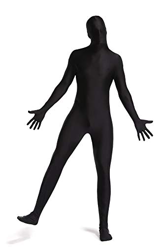 woahee Spandex-Anzug, Ganzkörperanzug, Zentai-Anzug, Herren-Kostüm, Schwarz, Größe XL woahee Spandex-Anzug, Ganzkörperanzug, Zentai-Anzug, Herren-Kostüm, Schwarz, Größe XL von woahee