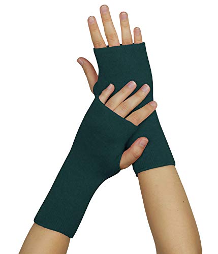 wobera ANGORA Pulswärmer oder Stulpen mit Daumenloch (Gr. 2, Farbe: petrol) von wobera ANGORA