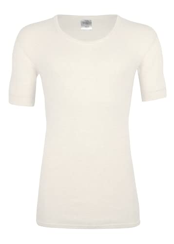 wobera Herrenunterhemd T-Shirt oder mit ½ Arm aus 100% Seide (Gr. 9/XXL, Farbe: naturweiß) von wobera ANGORA