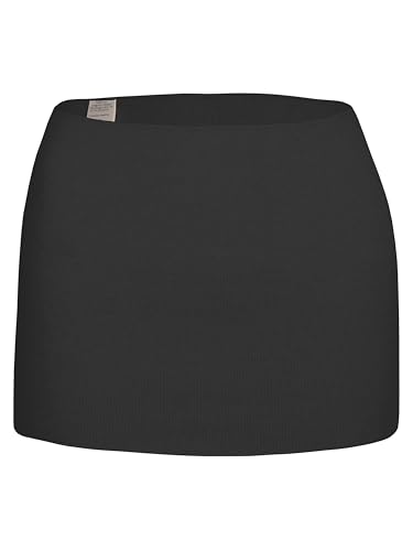 wobera ANGORA Leibwärmer oder Nierenwärmer für Damen und Herren mit 50% Angora, leichte Ausführung (Gr. M, Farbe: schwarz) von wobera ANGORA