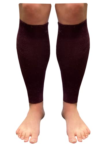 wobera ANGORA Wadenwärmer oder Stulpen (Größe: L/XL; Farbe: bordeaux) von wobera ANGORA