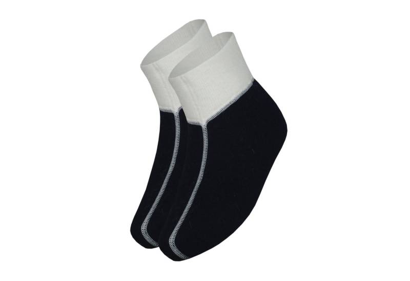 wobera NATUR Gesundheitssocken Fußwärmer/Bettsocken kuschelweich aus Merino/Baumwolle von wobera NATUR