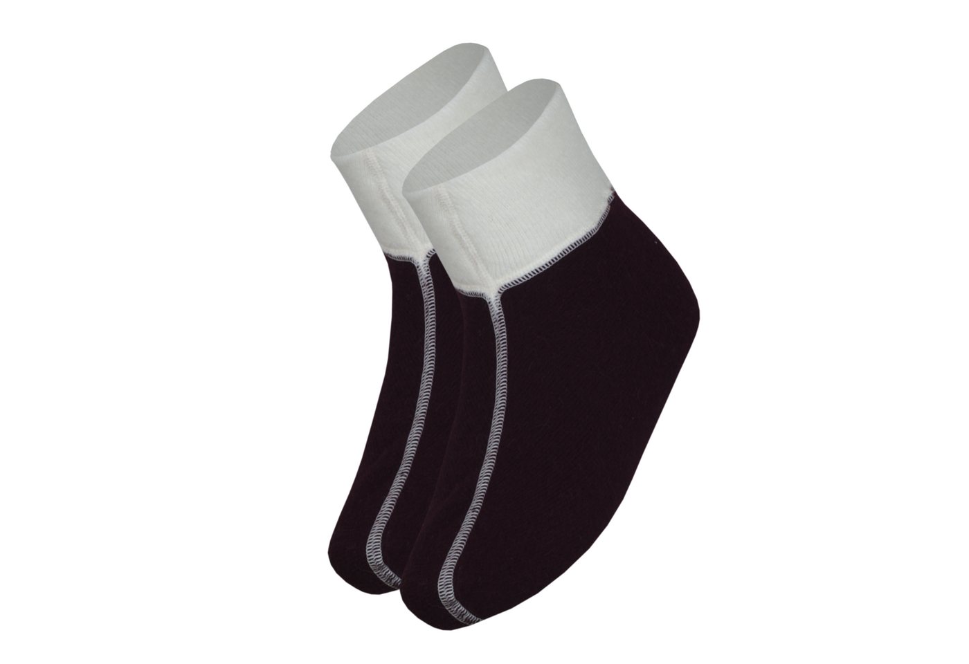 wobera NATUR Gesundheitssocken Fußwärmer/Bettsocken kuschelweich aus Merino/Baumwolle von wobera NATUR