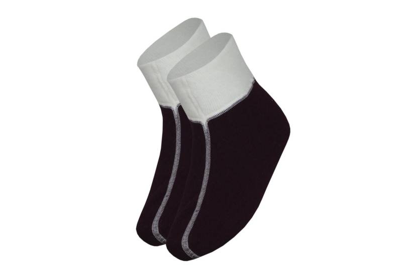 wobera NATUR Gesundheitssocken Fußwärmer/Bettsocken kuschelweich aus Merino/Baumwolle von wobera NATUR