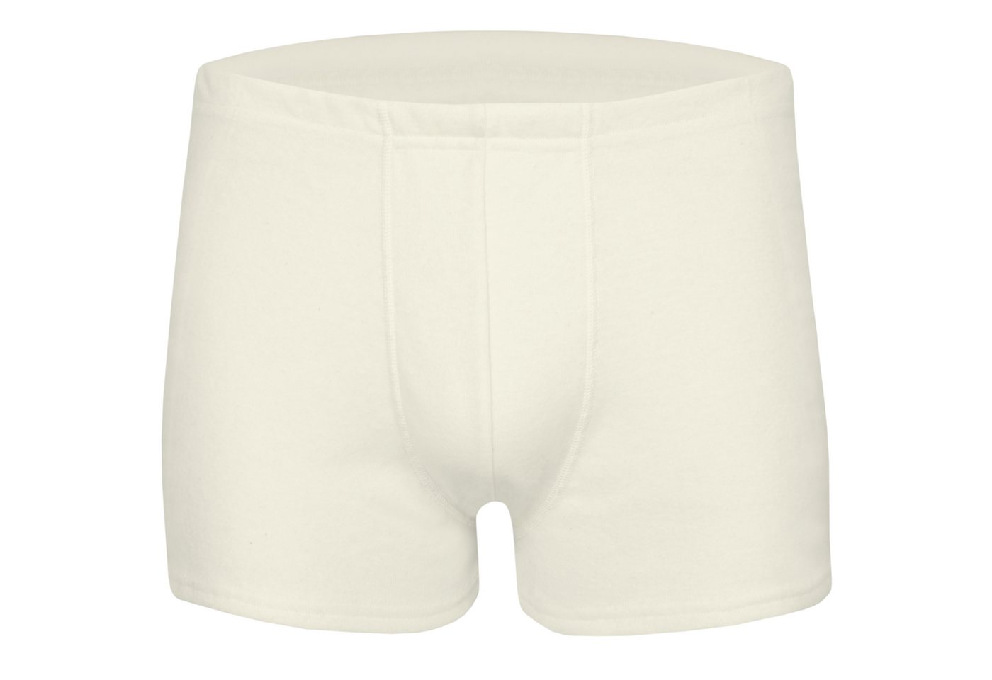 wobera NATUR Thermounterhose Boxershort/kurze Herrenunterhose ohne Eingriff aus Merino/Baumwolle von wobera NATUR