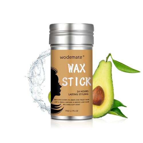 wodemate Hair Wax Stick, nicht fettendes Stylingwachs, Haarpflegestift für Frauen und Kinder, Haarstylingsalbe für widerspenstige Strähnen, Dutts, Babyhaar, 2,7 Oz wodemate Hair Wax Stick, nicht fettendes Stylingwachs, Haarpflegestift für Frauen und Kinder, Haarstylingsalbe für widerspenstige Strähnen, Dutts, Babyhaar, 2,7 Oz von wodemate
