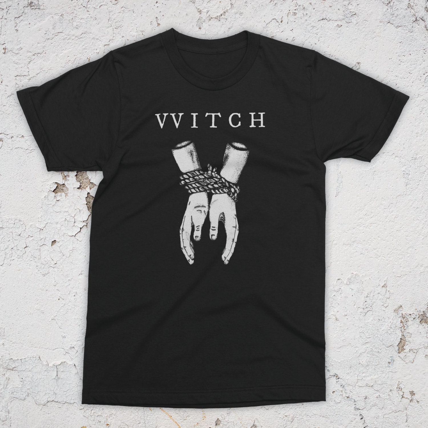 Hexe T-Shirt Hände Gebunden Hexe T-Shirt Hände Gebunden von woeandshucks