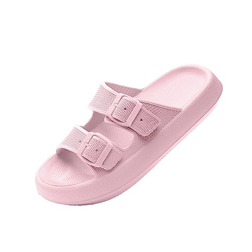 wolkensohle Hausschuhe Herren/Damen Cozislides Home Slippers Komfort Sandale Badeschuhe Unisex (Rosa, adult, women, numeric_40, numeric_range, eu_footwear_size_system, numeric_41, medium) von wolkensohle