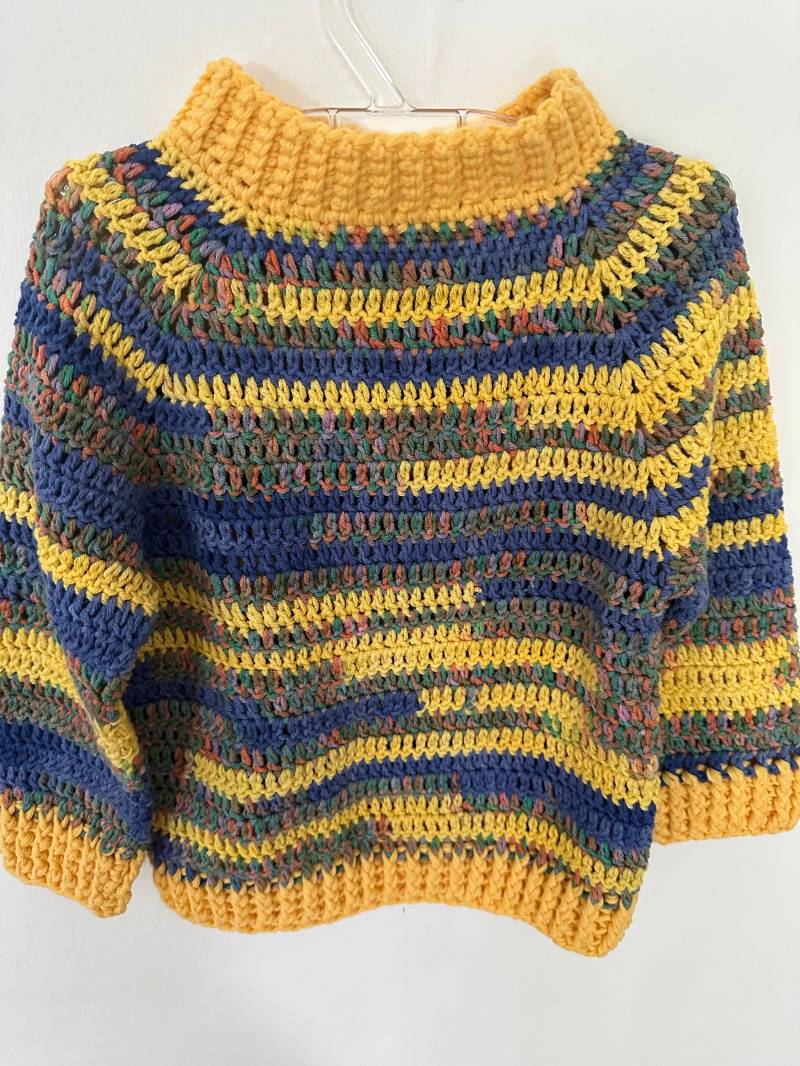 Kinderpullover, Bunter Wollpullover von wollifanten