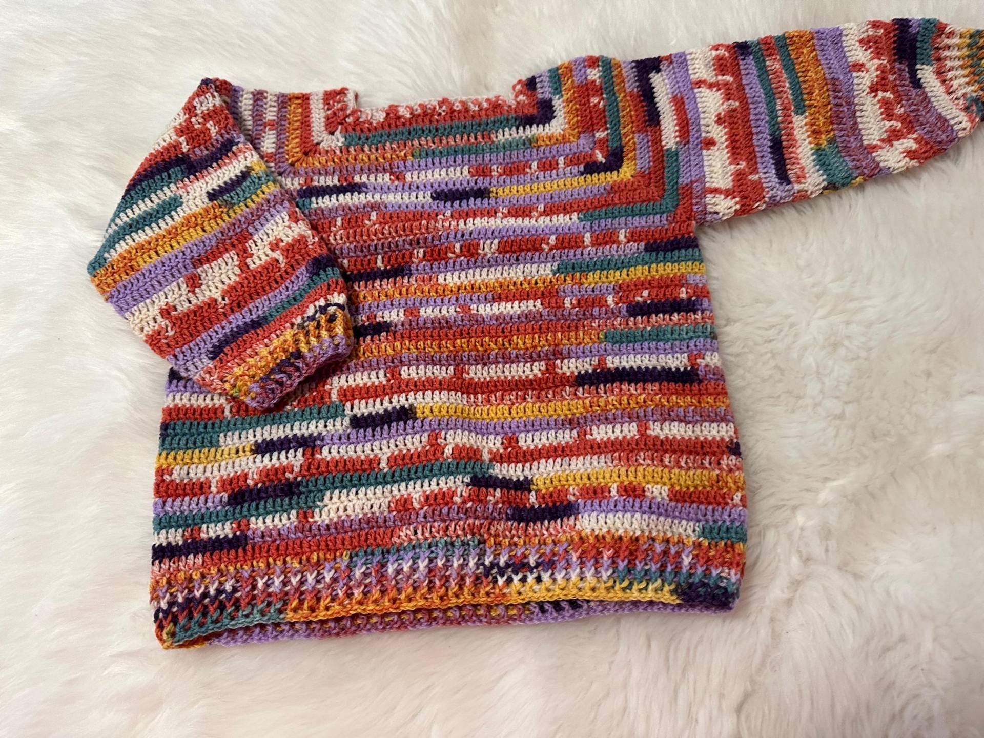 Kinderpullover, Bunter Wollpullover von wollifanten