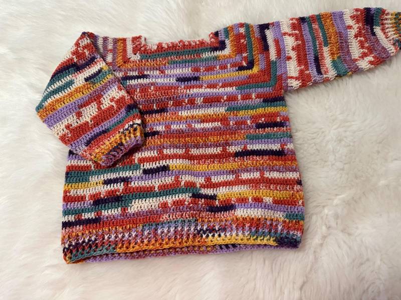 Kinderpullover, Bunter Wollpullover von wollifanten