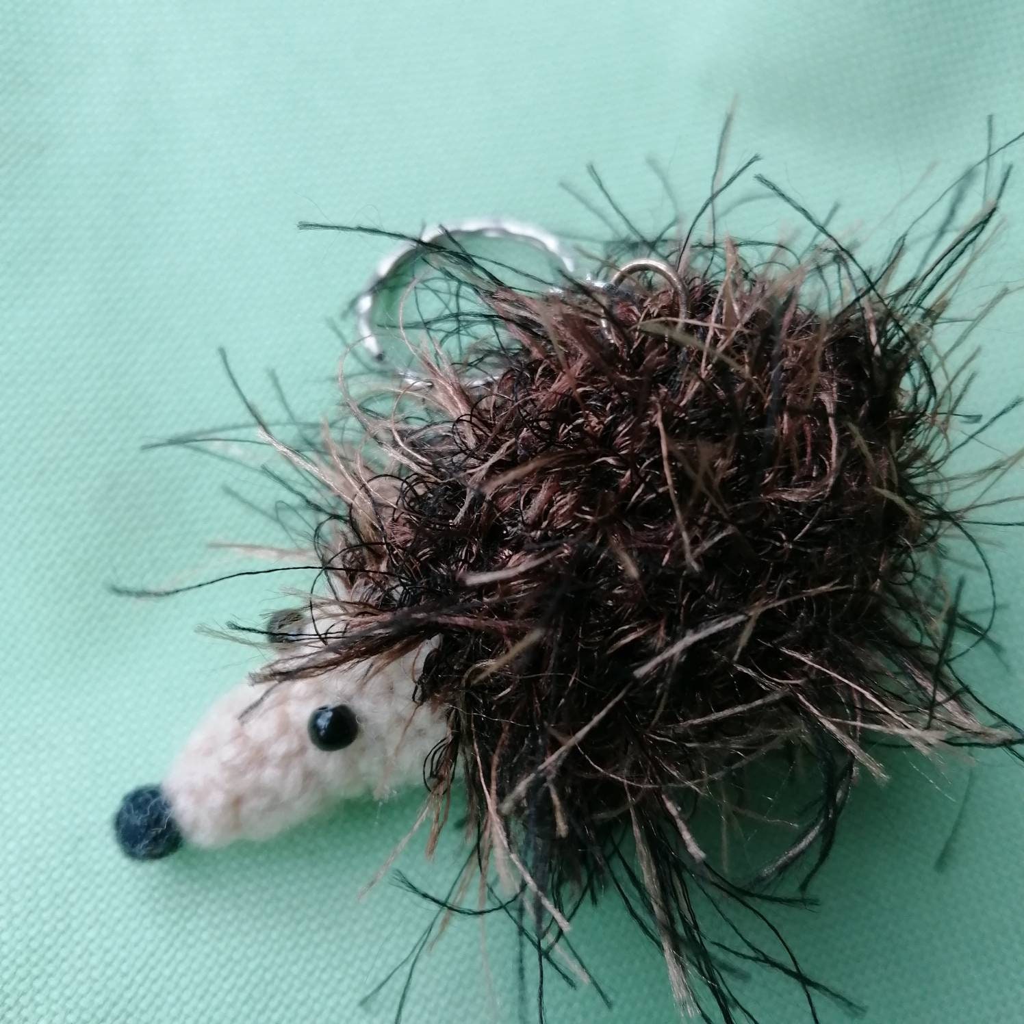 Schlüsselanhänger Gehäkelter Igel Schlüsselanhänger Gehäkelter Igel von wollix