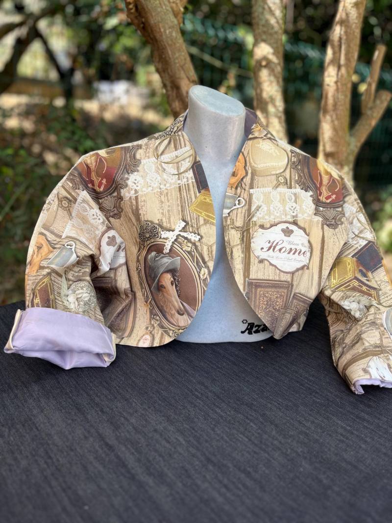"Bolerojacke "Bless Our Home" "Bolerojacke "Bless Our Home" von woman0made