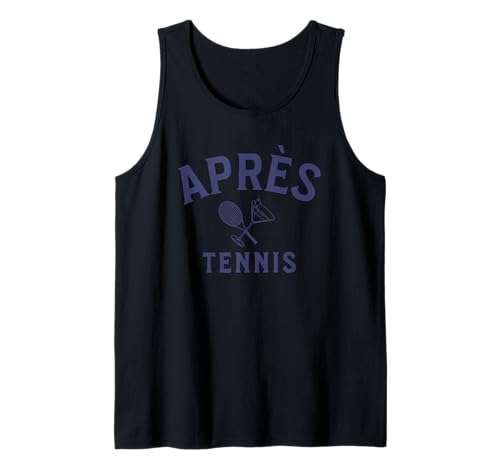 Apres-Tennis Après-Tennis Tank Top Apres-Tennis Après-Tennis Tank Top von women's apres tennis printed v-neck t-shirt
