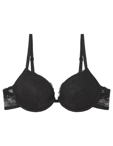 Women'secret Damen Beautiful Black lace Bra Gepolsterter BH, 90B von Women'secret
