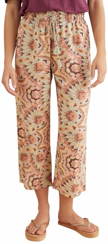 Women'secret Damen Caprihose mit mehrfarbigem Aufdruck Pyjamaunterteil, bunt, L von women'secret