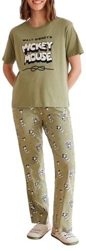 Women'secret Damen Pijama 100% Algodón Verde Mickey Schlafanzug, Turtle Green, XL (7er Pack) Women'secret Damen Pijama 100% Algodón Verde Mickey Schlafanzug, Turtle Green, XL (7er Pack) von Women'secret