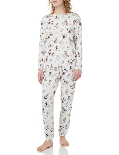 Women'secret Damen Pijama Pyjamaset, Elfenbein, S von women'secret