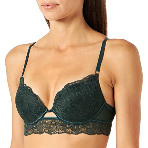 Women'secret Damen Push Up Mehreren Ausschnitten BH, Dunkes Kakigrün, 75A von women'secret