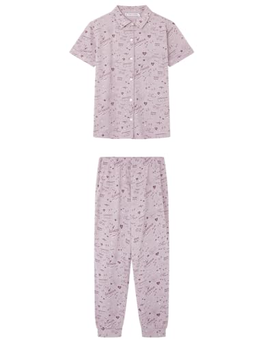 Women'secret Damen Schlafanzug Pyjamaset, Rosa, XL von women'secret